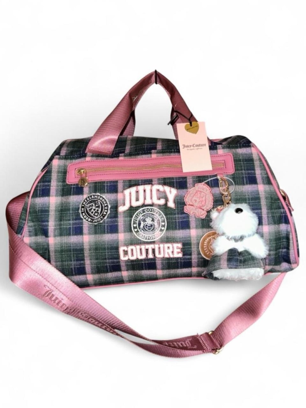 Juicy Couture “Juicy Varsity Weekender” Duffle Travel Bag